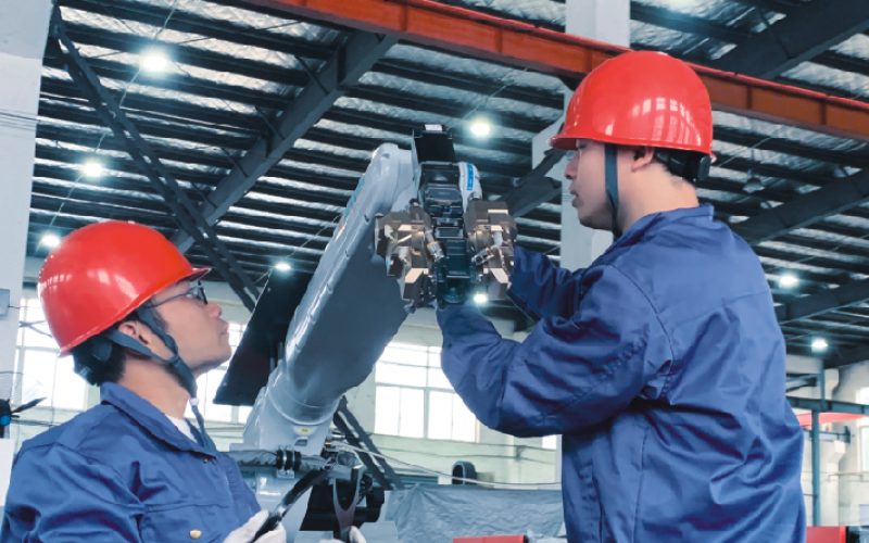 浙江CQ9传奇电子以客户为中心：成功安装定制化机器人管线包，彰显“客户要求即行动指南”承诺